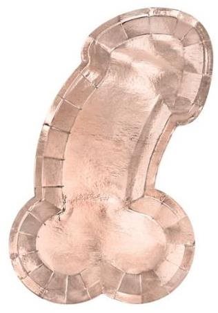 Taniere ružovo zlaté – rose gold, 26,5 × 15,5 cm, 6 ks Tanier