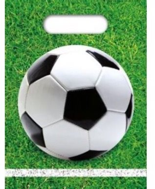 Tašky futbal 23 × 16,5 cm, 6 ks Darčeková taška