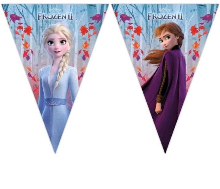 Girlanda vlajky ľadové kráľovstvo 2 – frozen 2 – 230 cm Girlanda