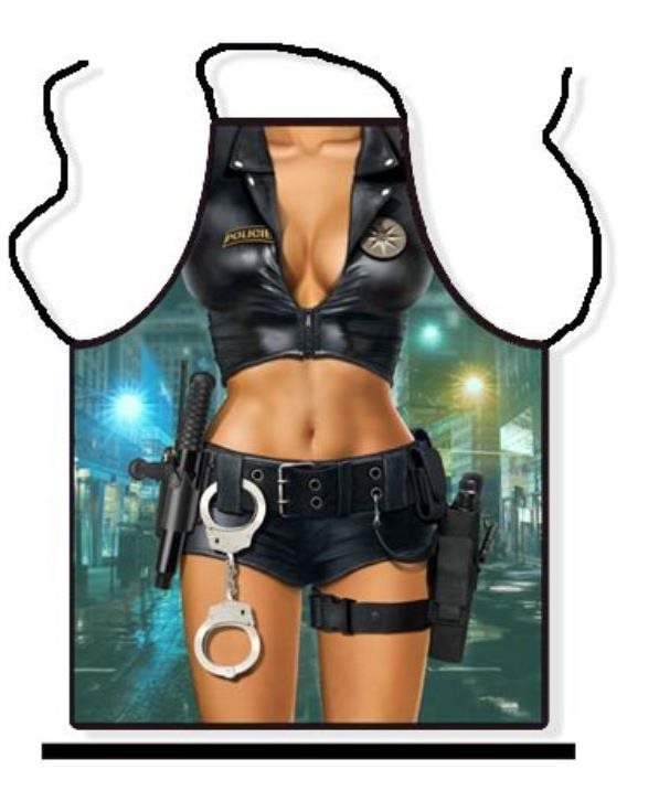 Zástera sexy policajtka Zástera
