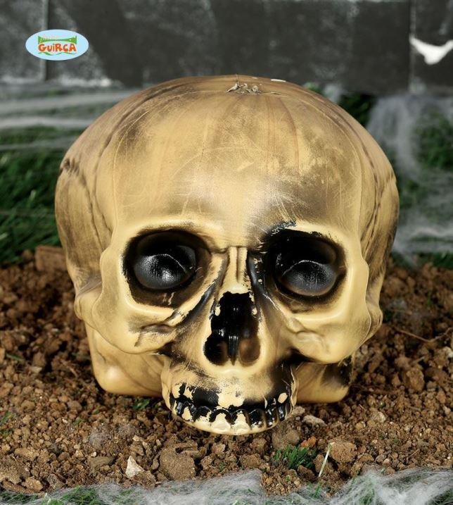 Dekorácia plastová lebka – Halloween Párty doplnky