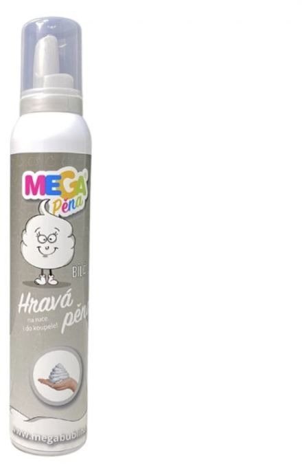 Megabublina – hravá pena  – biela Párty doplnky