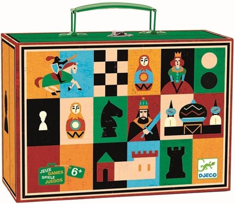 Gemaltes Schach Brettspiel