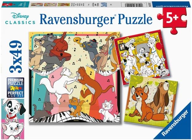 Ravensburger 051557 Disney : Personnages 3x49 pieces Puzzle