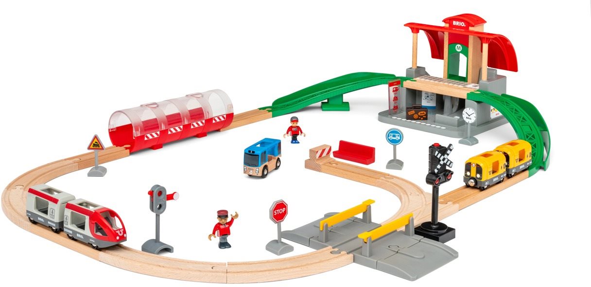 Brio World 33989 - Súprava hlavnej stanice Vláčiková dráha