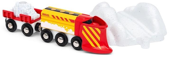 Brio World 33606 - Vlak so snehovým pluhom Vláčiková dráha