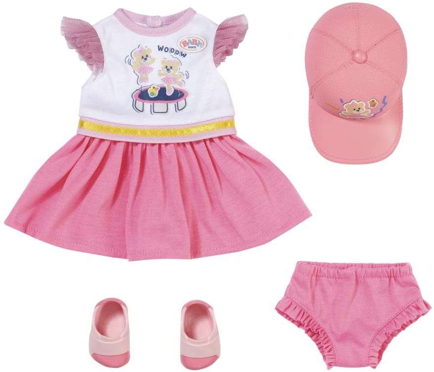 BABY born Kindergarten-Kleid mit Schirmmütze - 36 cm Puppenkleidung