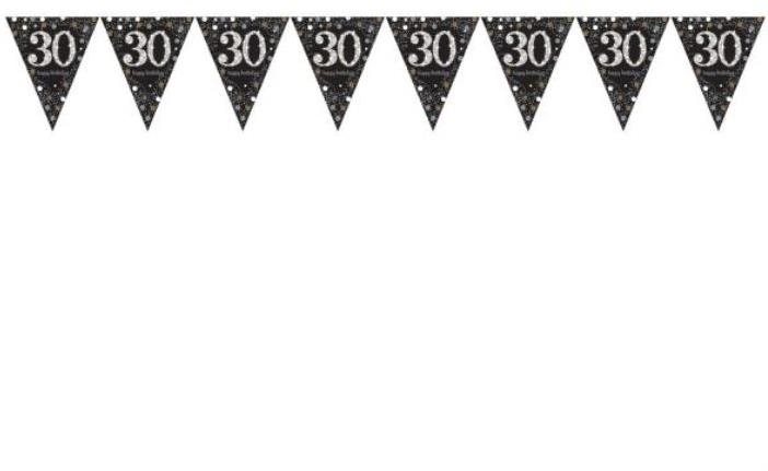 Girlanda vlajky 30 rokov – narodeniny – happy birthday – 400 cm...