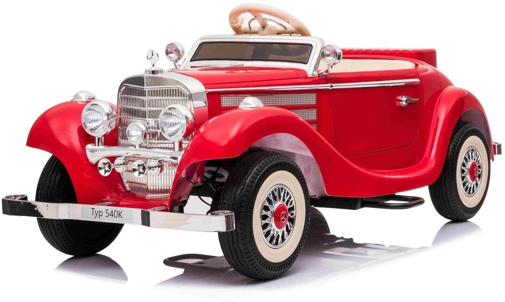 Elektrické autíčko Mercedes-Benz 540K 4 × 4 červené Elektrické auto...