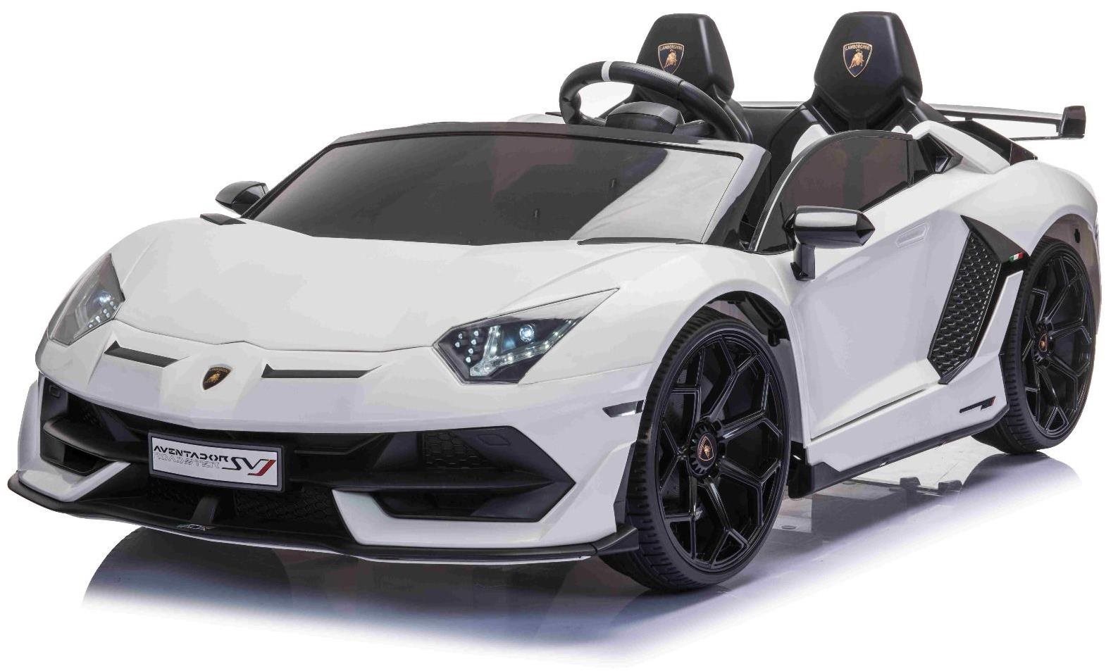 Elektrické autíčko Lamborghini Aventador 12 V dvojmiestne, biele...