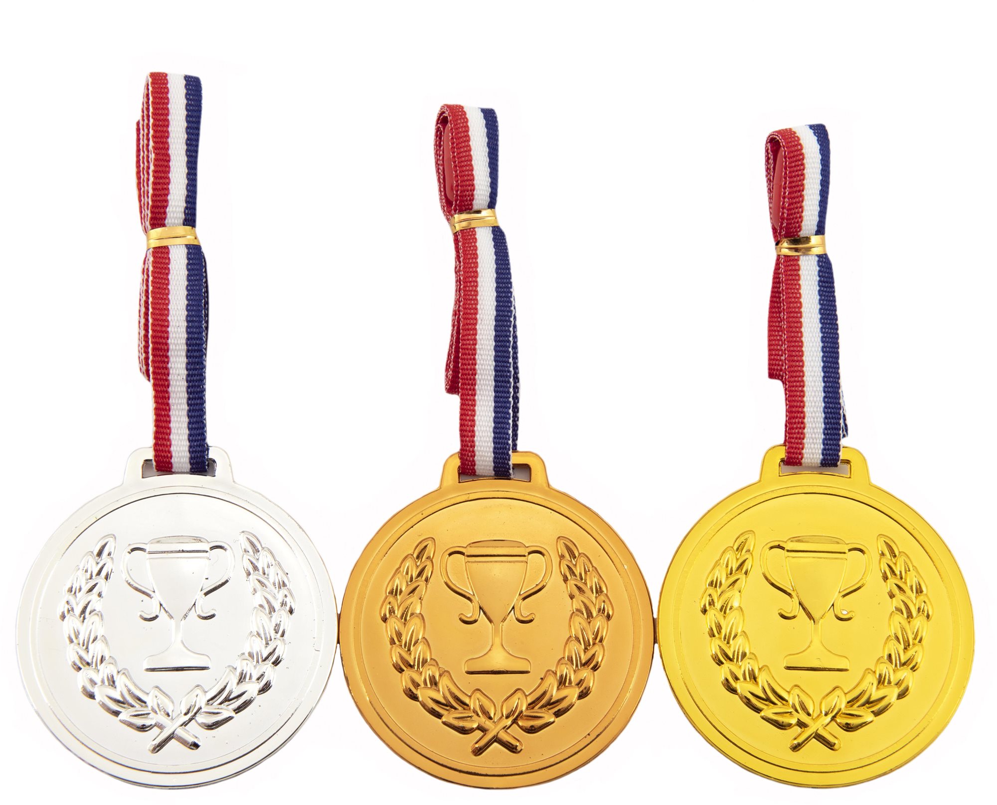 Teddies Medaila so šnúrkou, 3 ks Doplnok ku kostýmu