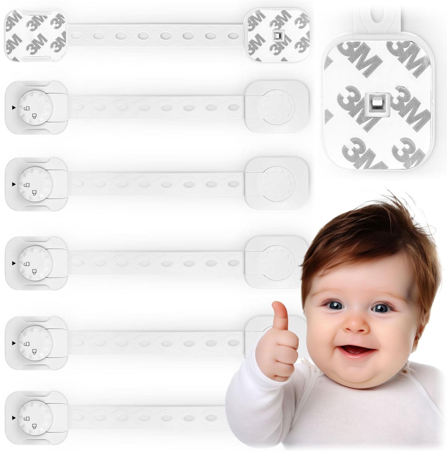 Ricokids Bezpečnostné zariadenie na otváranie skriniek 798200 6 ks...
