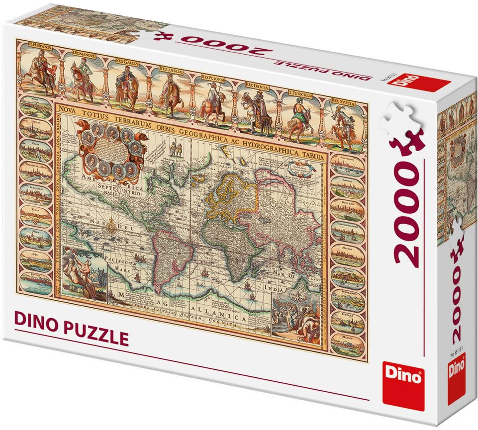 Historical World Map 2000 Jigsaw