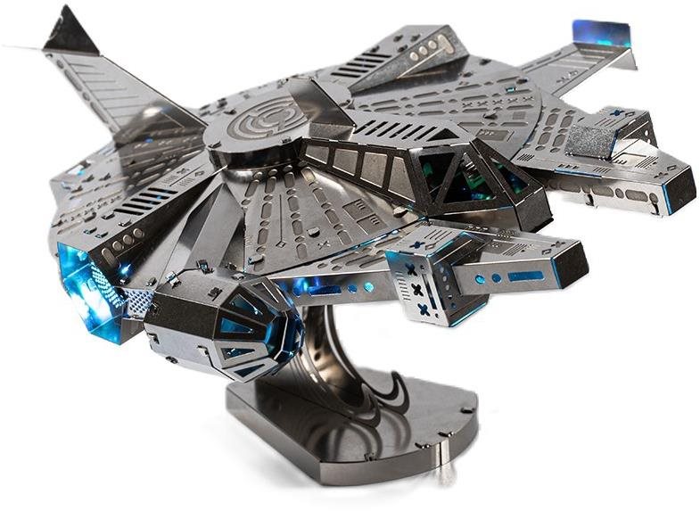 Metal Time Luxusná oceľová stavebnica Nebula Scout 3D puzzle
