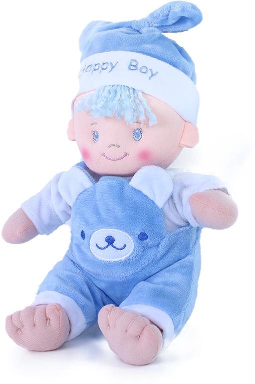 Rappa handrová bábika 25 cm modrá Bábika