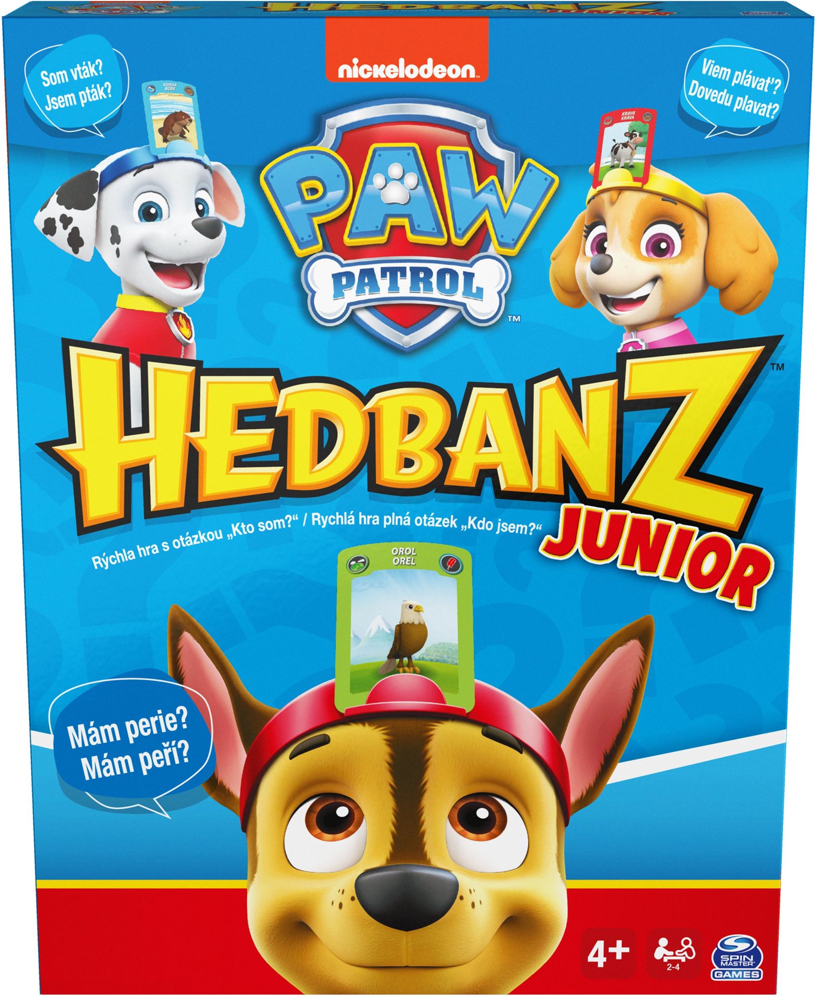 SMG Hedbanz Labková patrola Junior spoločenská hra hádaniek CZ/SK...