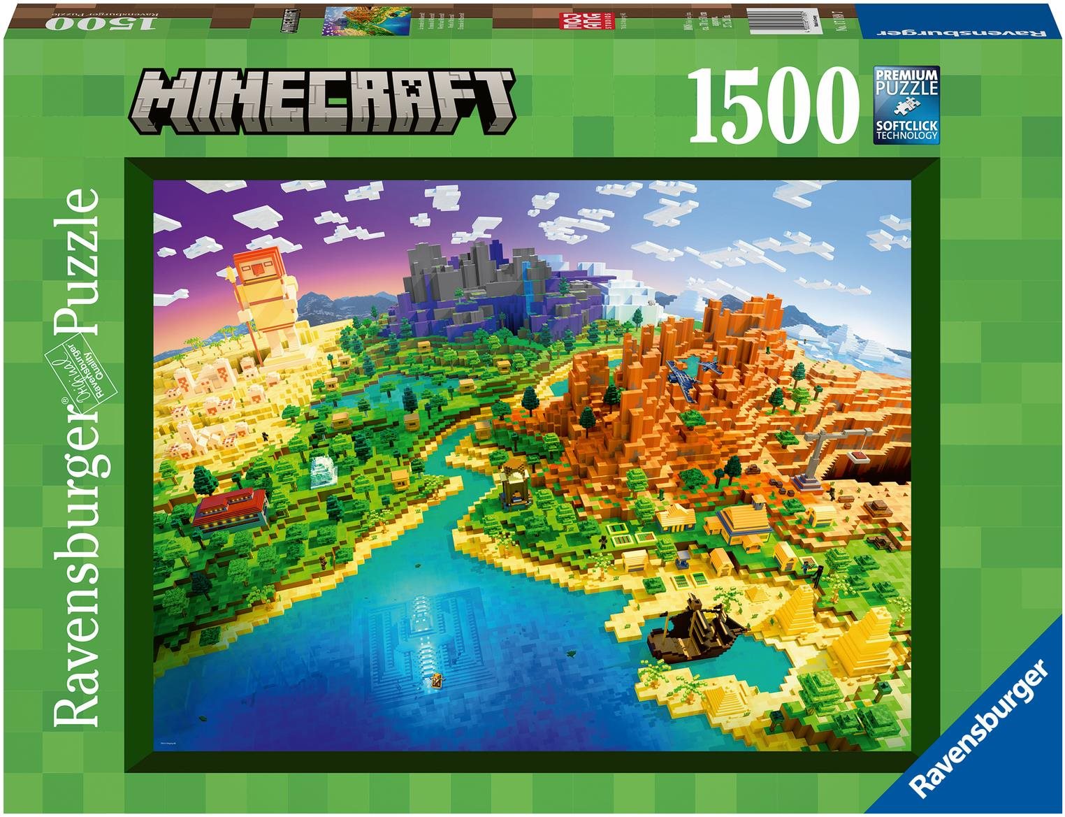 Ravensburger puzzle 171897 Minecraft: Svet Minecraftu 1500 dielikov...