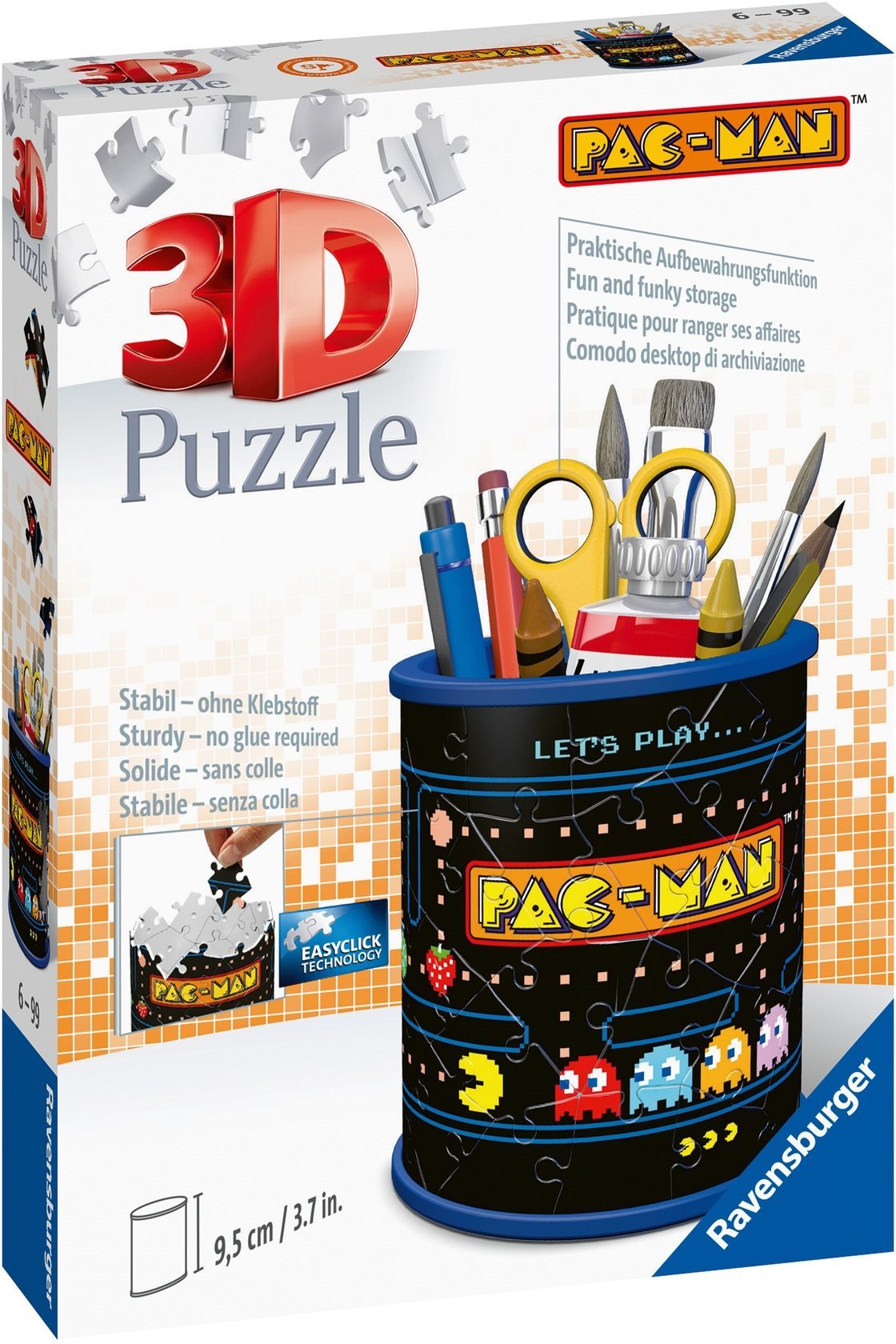 Ravensburger 3D puzzle 112760 Stojan na ceruzky Pac Man 54 dielikov...