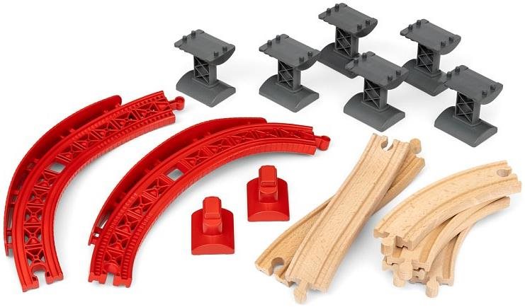 Brio World 33995 - Súprava stúpajúcich koľajníc Vláčiková dráha