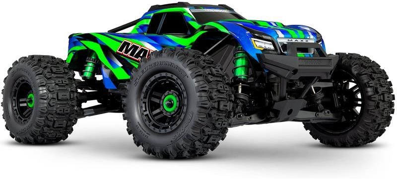 Traxxas Maxx 1 : 8 4WD TQi RTR zelené RC auto