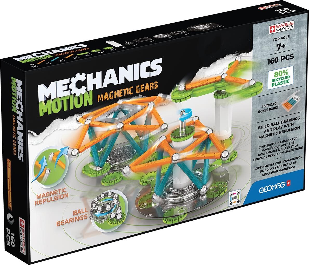Geomag Mechanics Motion 160 dílků Stavebnice