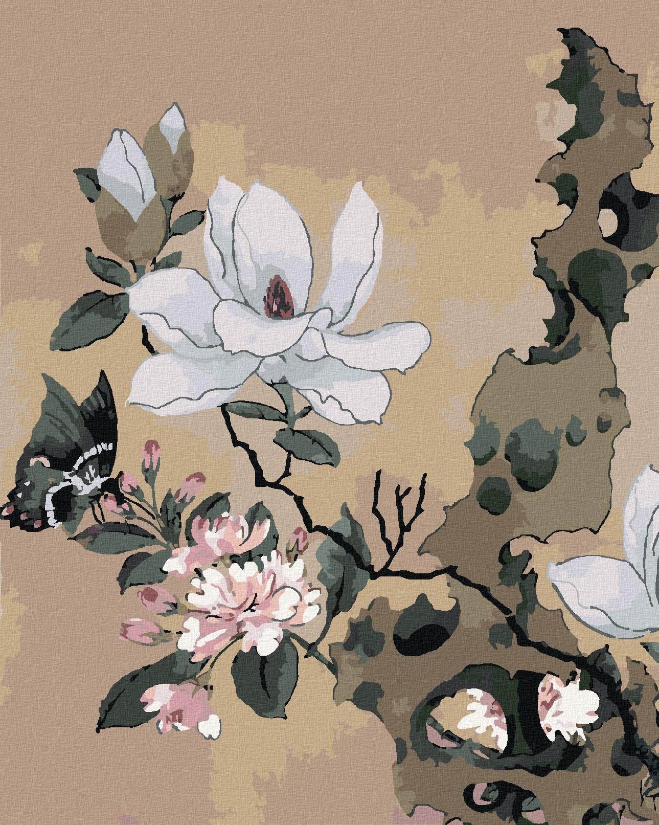 Diamondi – MAĽBA V ALBUME (CHEN HONGSHOU), 40 × 50 cm, bez rámu a...