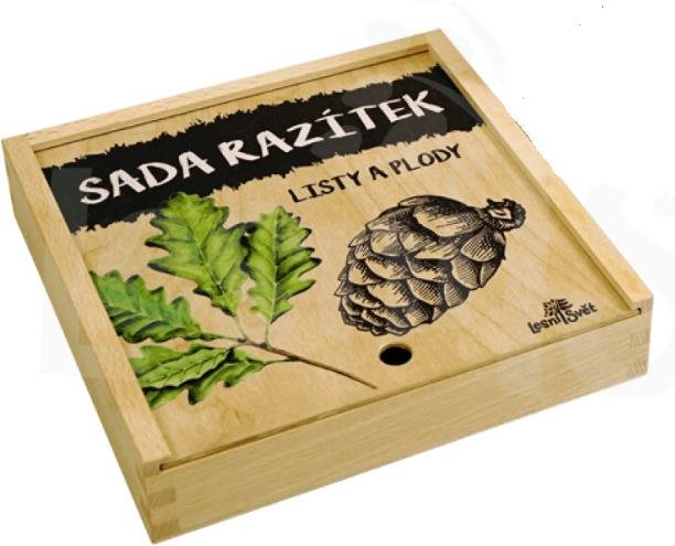 Razítka Lesní svět - listy a plody Razítka pro děti