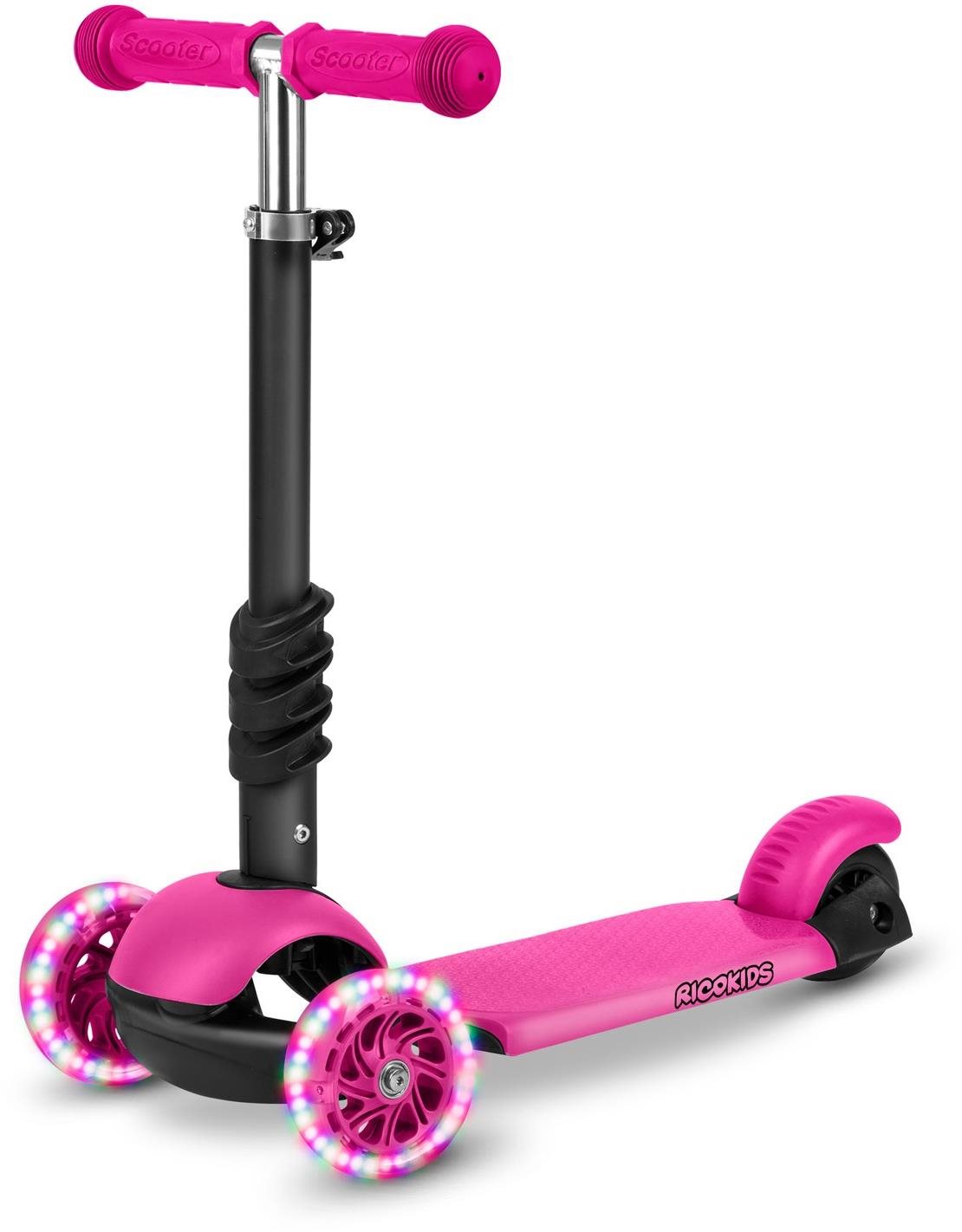 Ricokids Buggy trojkolesová kolobežka – ružová Trojkolka