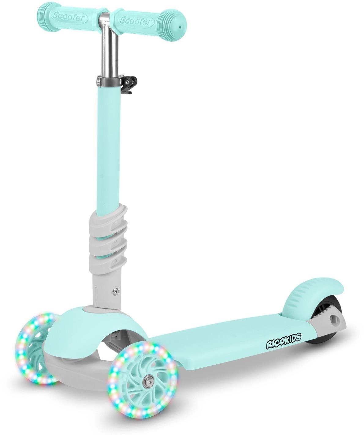 Ricokids Buggy trojkolesová kolobežka – mätová Trojkolka