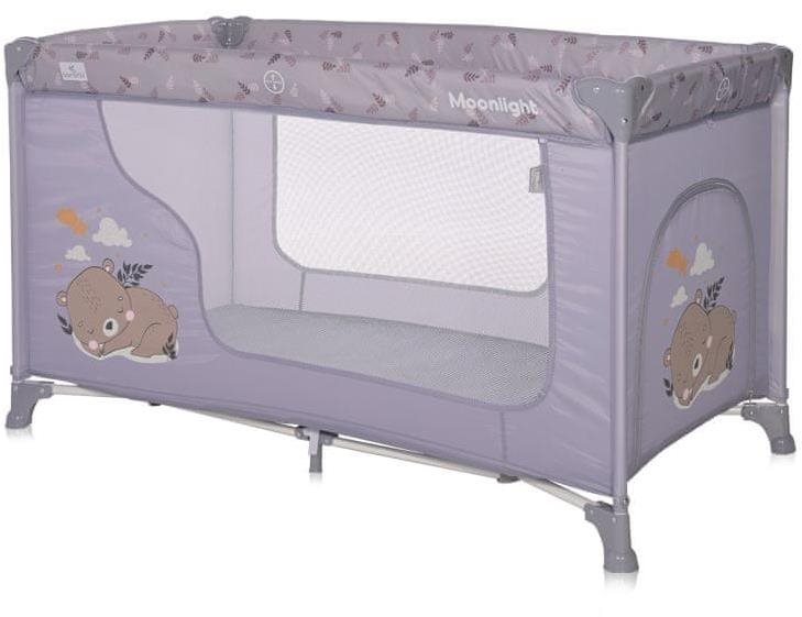 Cestovní postýlka Lorelli Moonlight 1 vrstva Grey dream Cestovní...