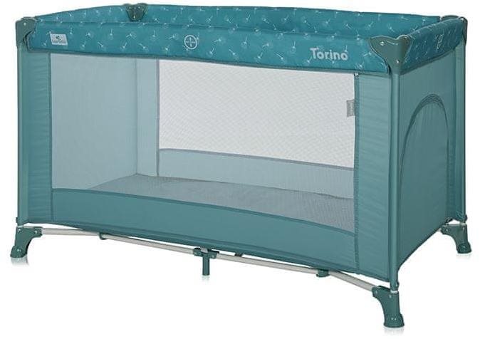 Cestovná postieľka Lorelli TORINO 1 vrstva Arctic floral Cestovná...