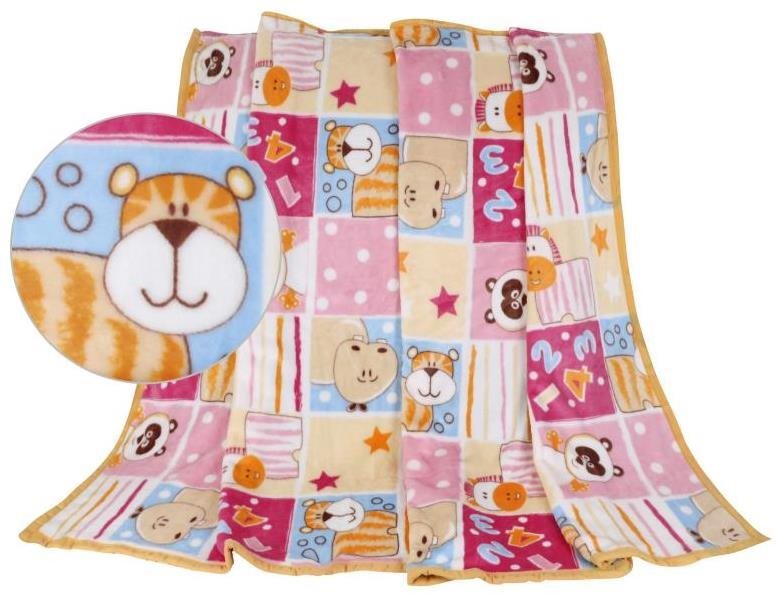 BELLATEX s.r.o. ELLA 1003/119 N 100×155 cm ružový patchwork Deka