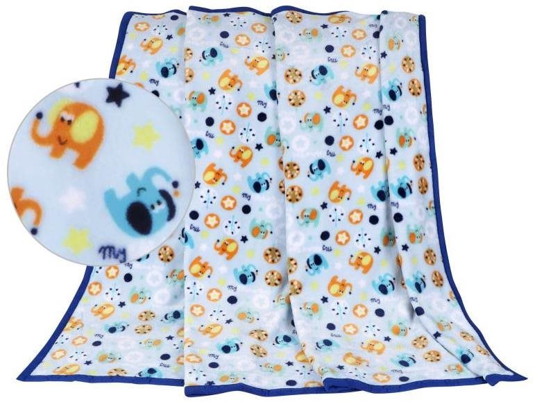 BELLATEX s.r.o. ELLA 1003/163 N 100×155 cm sloník modrý Deka