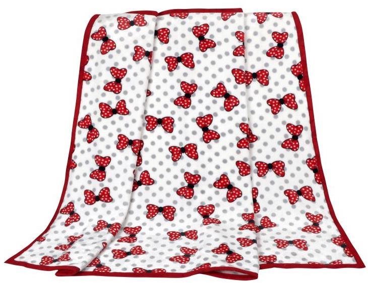BELLATEX s.r.o. ELLA 1005/155 75×100cm červená mašľa Deka