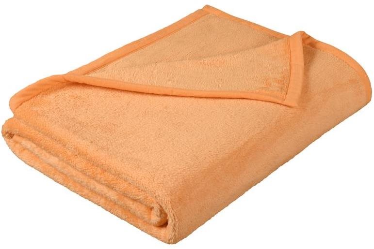 BELLATEX s.r.o. KORALL MICRO 100 × 150 6014 / 007 lososová Deka