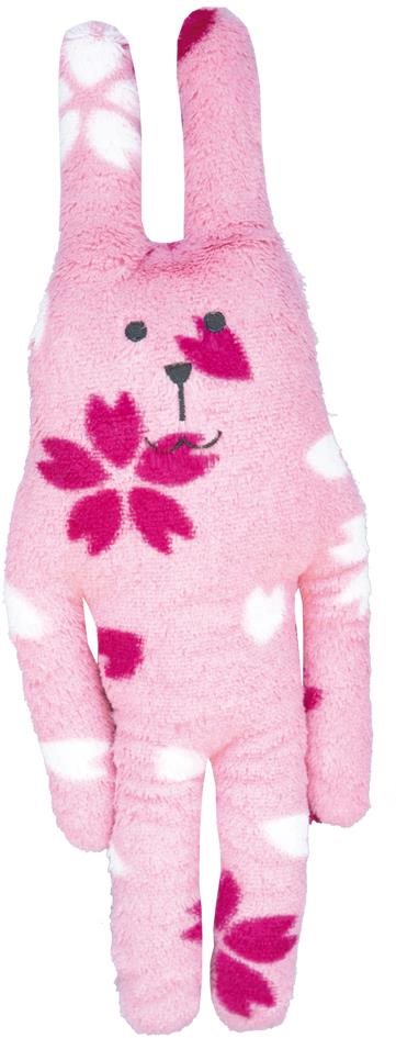 SCANquilt plyšová hračka FRIEND – CRAFTHOLIC Rab S kvietky ružová...