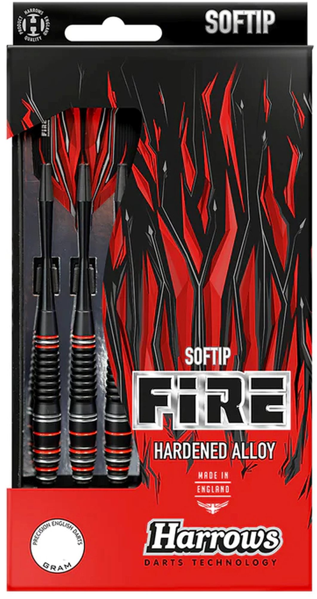 HARROWS Šípky Harrows Fire High Grade Alloy soft 16 g Šípky