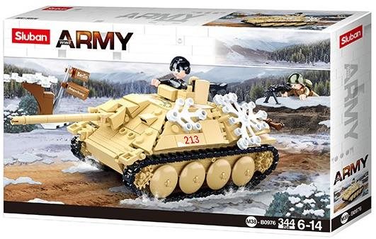 Sluban Army Bitva o Budapešť M38-B0976 Stíhač tanků Stavebnice