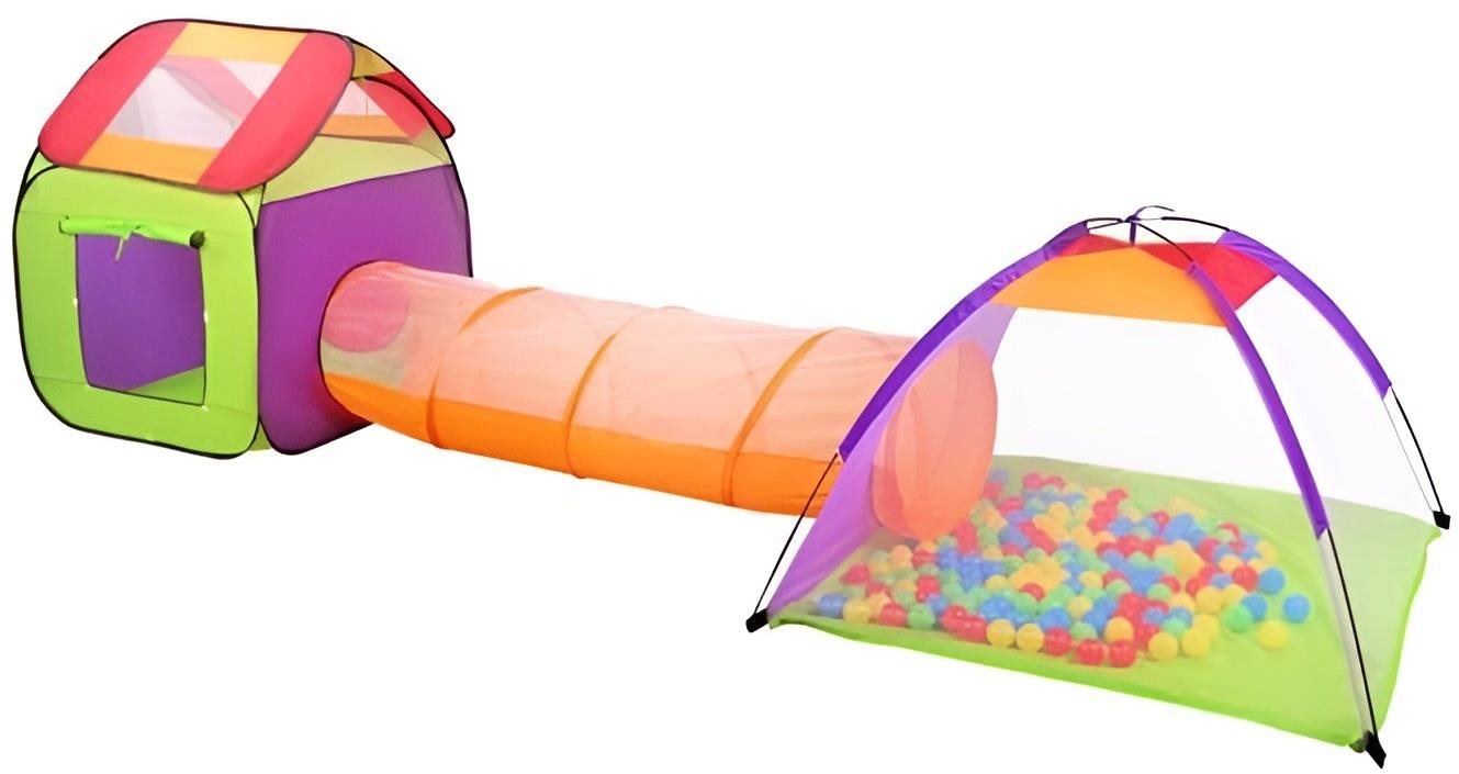 Malatec 2881 detský stanový set so spojovacím tunelom + 200...