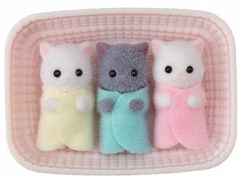 Sylvanian families Perzsa macska hármas ikrek Figura
