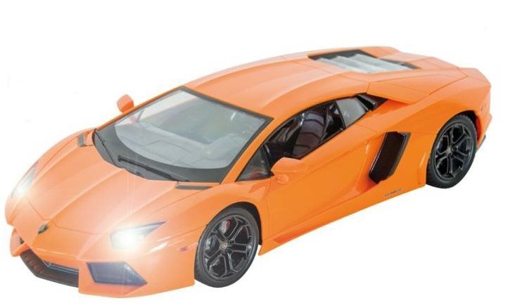 Siva Lamborghini Aventador LP700-4 oranžová RC auto
