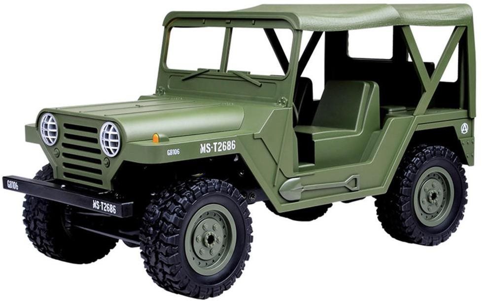 S-Idee Americký jeep M151 zelený RC auto