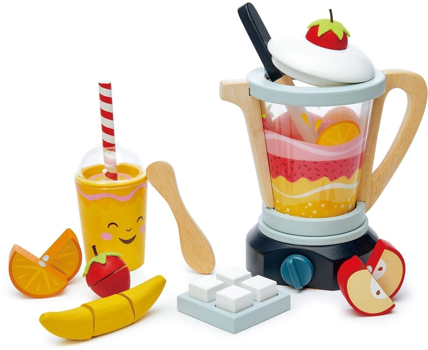Tender Leaf Drevený smoothie mixér Fruity Blender Detský spotrebič