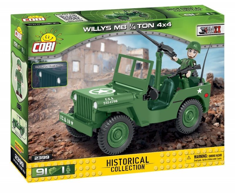 Cobi Willys MB 1/4 t 4x4 Building Set