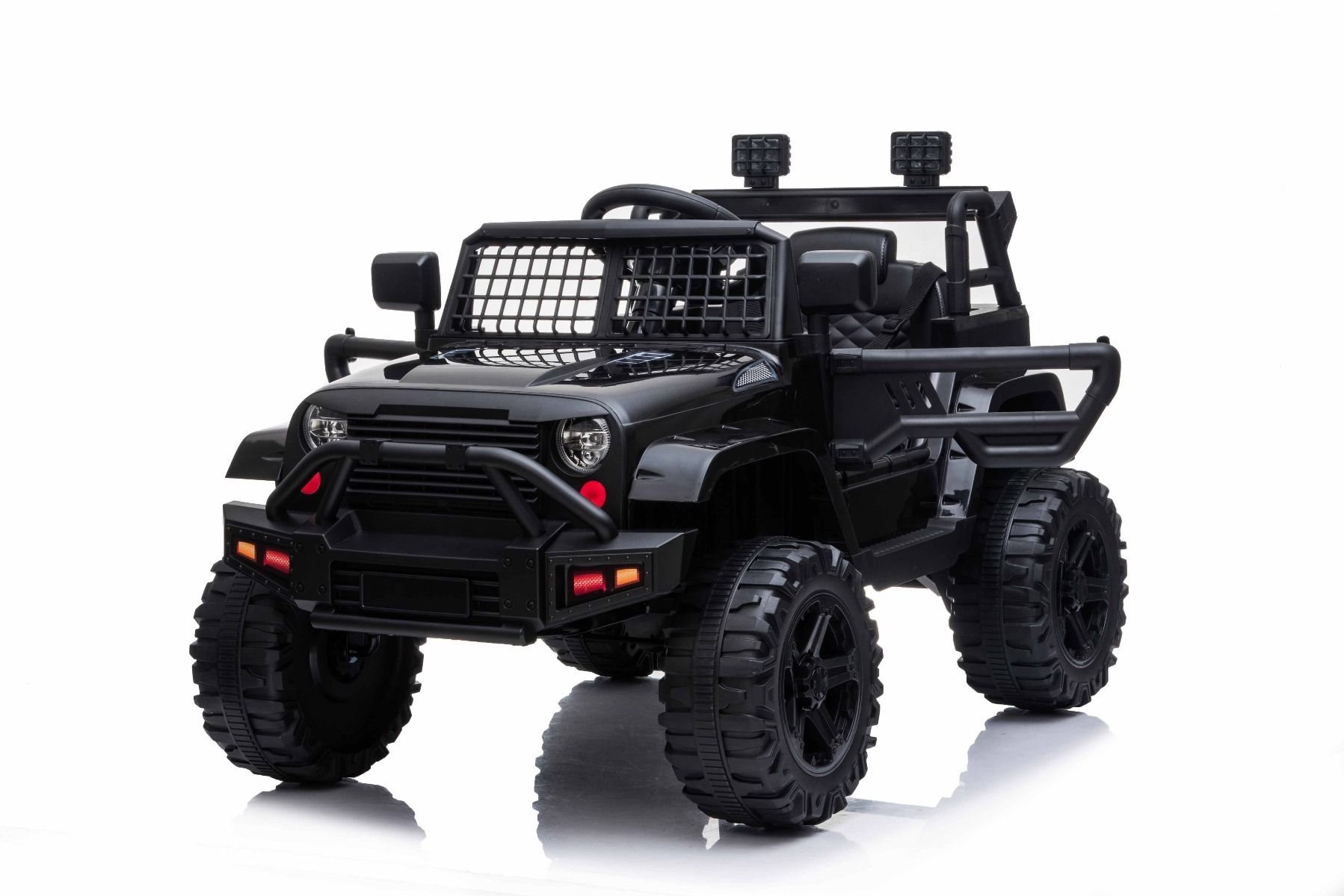 OFFROAD, čierne Elektrické auto pre deti