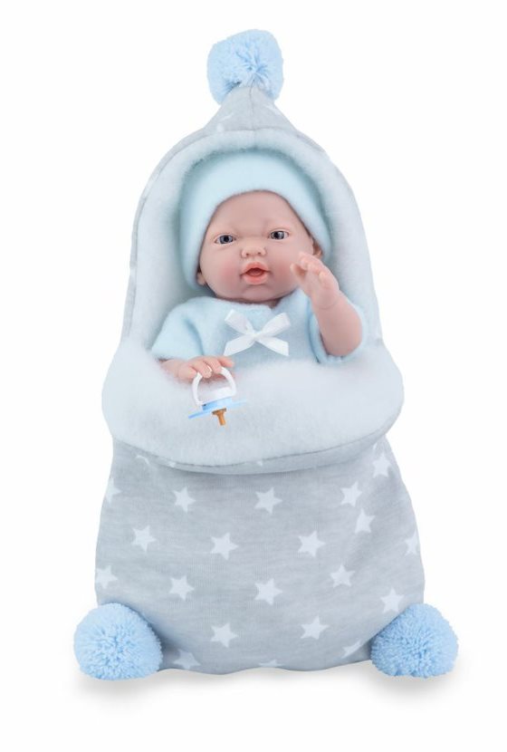 Marina & Pau 212-BK Doll - bathing baby New Born baby boy with...