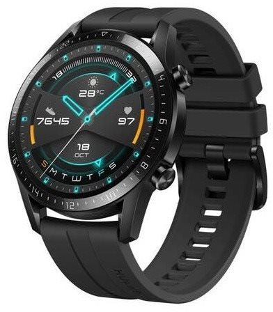 Huawei Watch GT 2 46 mm Black Strap Smart Watch