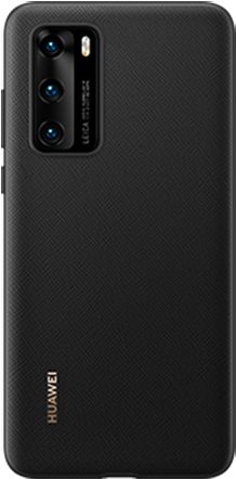 Huawei Original PU Case, Black, for P40 Phone Cover