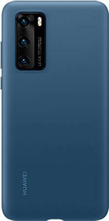 Huawei Original Silicone Case, Ink Blue, for P40 Phone Cover