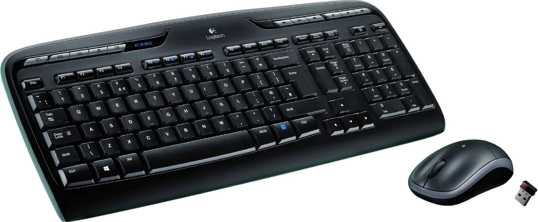 Logitech Wireless Combo MK330 Magyar Set klávesnice a myši